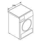 2026 Secadora de bomba de calor Bosch Serie 6 WQG235DH0 8 kg blanco A+++