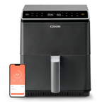 Cosori Dual Blaze Freidora de Aire Inteligente 6.4L – Gris Oscuro