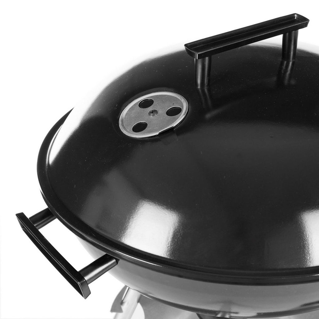 Barbacoa De Carbón Lolahome Con Parrilla De Acero, 74x45x41cm, Negra