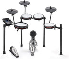 Alesis Nitro Max Kit Batería Electrónica con Parches Silenciosos de Malla, Caja de Doble Zona de 10", Bluetooth, 440+ Sonidos Auténticos, Lecciones Drumeo, USB MIDI, Pedal de Bombo