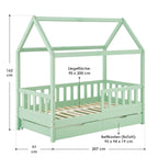 2026 Cama infantil Marli 90 x 200 cm con cajones de almacenamiento