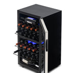 2026 Refrigerador de Vinos Independiente Newair® – 28 Botellas (48 cm), Doble Zona, Acero Inoxidable