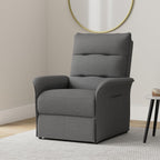 FLEXISPOT Sillón de Relax Eléctrico con Respaldo Ajustable, Reclinable de 105° a 155°, Sillon Reclinable, Sofá Relax Ergonómico Sillón para Dormitorio, Salón y Cine en casa (Gris Oscuro)