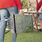 Barbacoa Plegable De Acero Inoxidable Para Carbón Innovagoods Acero Inoxidable Acero