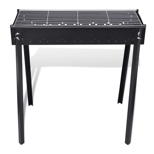 Barbacoa De Carbón Cuadrada Con Soporte Vidaxl