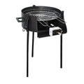 Barbacoa Algo Más de Gas de Triple Uso 50 cm con 2 Fuegos