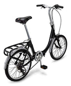 Bicicleta plegable Schwinn Loop para adultos, ruedas de 20 pulgadas, transmisión de 7 velocidades