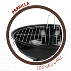 Barbacoa Redonda Con Tapa Aktive
