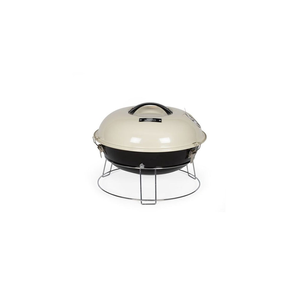 Livoo Barbacoa De Carbón 38cm Beige - Doc301