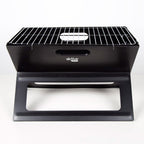 Barbacoa A Carbón Portátil Y Plegable Aktive, 45x29x30cm, De Acero, Con Asa De Transporte