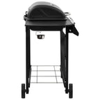 Barbacoa de gas con 4 fogones negra V0202