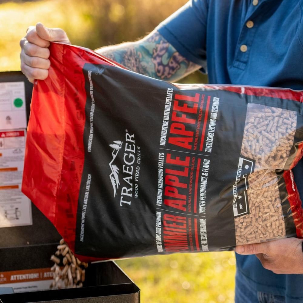 Pellets De Madera De Manzano Para Barbacoa Traeger