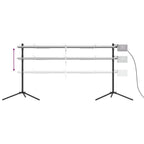 Barbacoa Automática Con Motor Acero Inoxidable 150x46,5x82,5 Cm Vidaxl