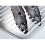 Parrilla Barbacoa En Acero Inoxidable, Diseñada Para La Cocción De Pescado/verdura,,